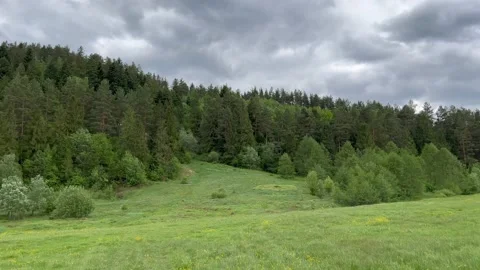 Green valley visible beautiful view. Stock Footage 236403950