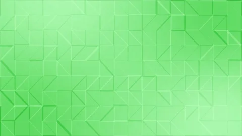 Green various different shapes minimal geometrical futuristic background Stock Footage 302559876