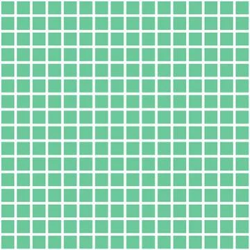 Green vector square grid pattern. Seamless texture Stock Illustration