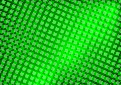 Green vector template with rhombus. Stock Illustration