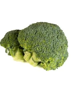 Green vegetable broccoli close up fresh Brassica oleracea glucosinolate Stock Photos