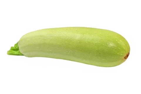 Green vegetable marrow.isolated. Stock Photos