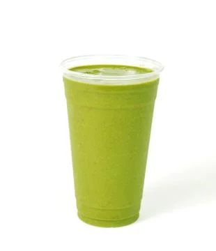Green vegetable smoothie Stock Photos