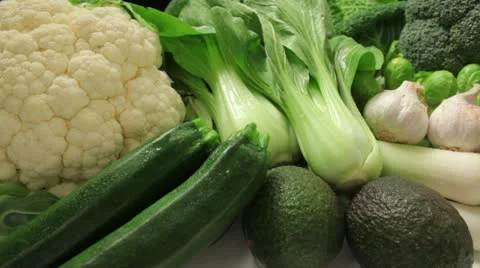 Green vegetables Stock Footage 14293573