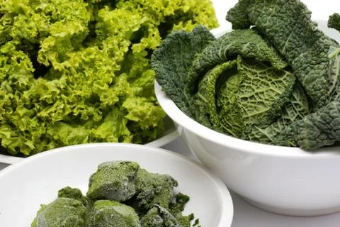 Green vegetables Stock Photos