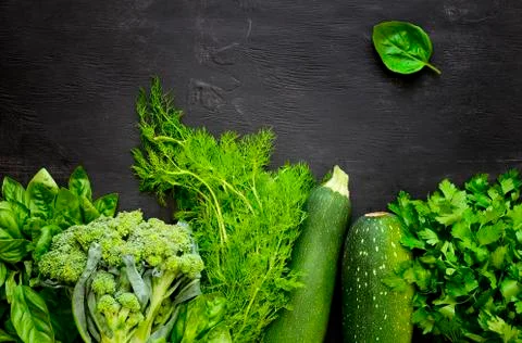 Green vegetables Stock Photos