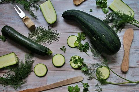 Green vegetables Stock Photos