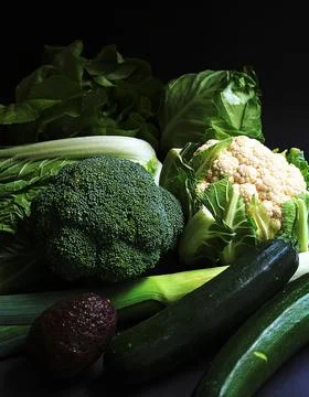 Green vegetables Foto stock