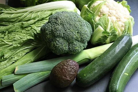 Green vegetables Stock Photos