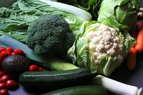 Green vegetables Stock Photos