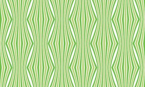 Green Vertical Striped Pattern Background With Abstract Optical Illusion Li.. Stock Illustration