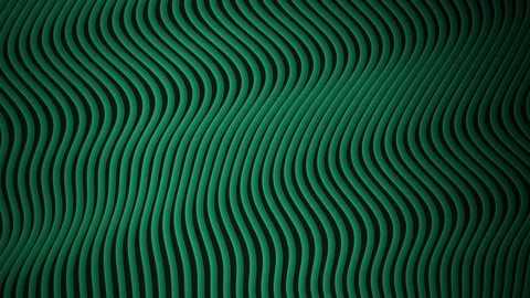 Green vertical wavy lines undulate in a seamless loop Stock Footage 341070677