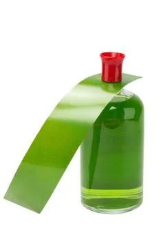 Green vial Stock Photos