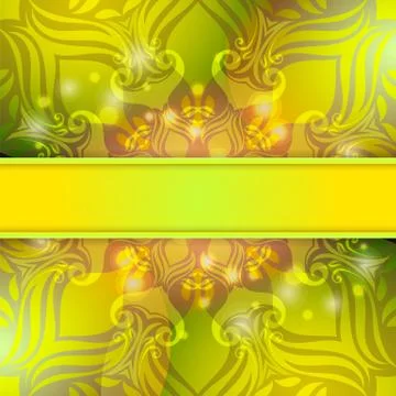 Green vintage vector abstract background Stock Illustration