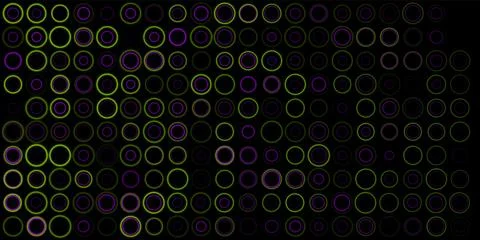 Green violet geometric linear circles abstract futuristic modern background イラスト素材