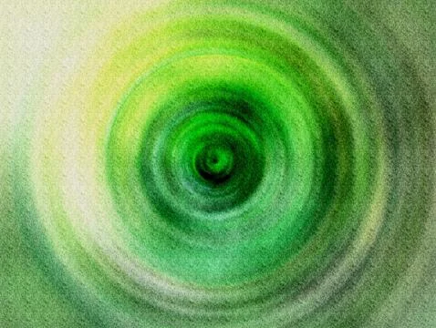 Green Vortex Abstract Concentric Circles Texture  Hypnotic Depth, Motion an.. イラスト素材