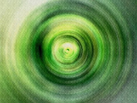 Green Vortex Abstract Concentric Circles Texture  Hypnotic Depth, Motion an.. Stock Illustration