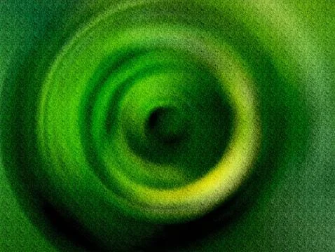 Green Vortex Abstract Concentric Circles Texture  Hypnotic Depth, Motion an.. Stock Illustration