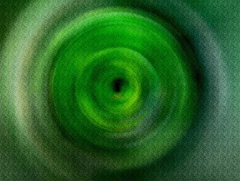 Green Vortex Abstract Concentric Circles Texture  Hypnotic Depth, Motion an.. Stock Illustration