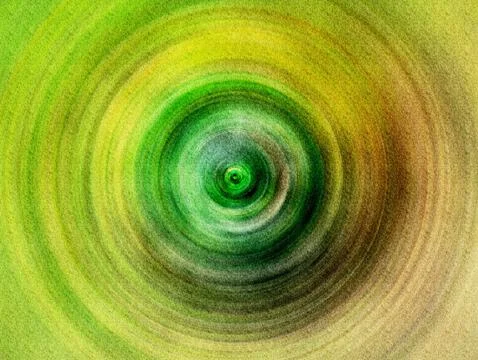 Green Vortex Abstract Concentric Circles Texture  Hypnotic Depth, Motion an.. Stock Illustration