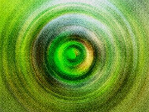 Green Vortex Abstract Concentric Circles Texture  Hypnotic Depth, Motion an.. Stock Illustration