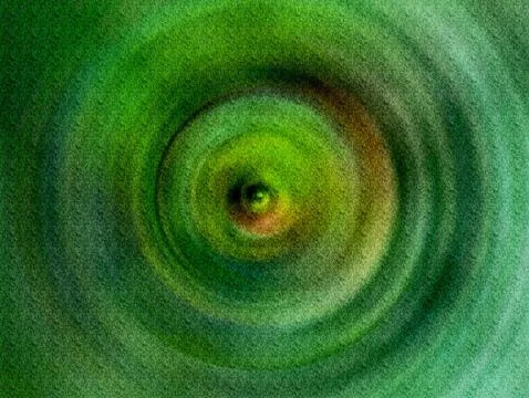 Green Vortex Abstract Concentric Circles Texture  Hypnotic Depth, Motion an.. Stock Illustration