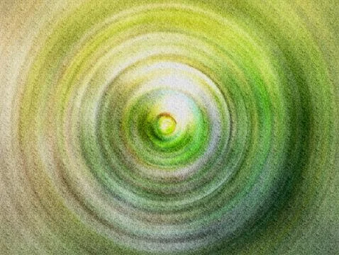 Green Vortex Abstract Concentric Circles Texture  Hypnotic Depth, Motion an.. 스톡 일러스트