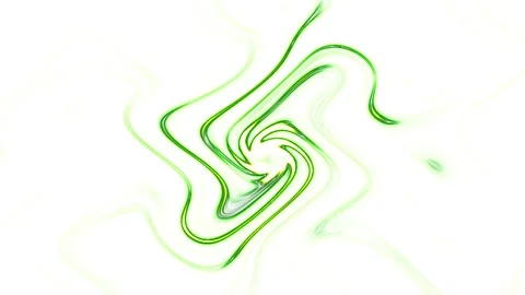 Green Vortex On White Background Video stock 131332570