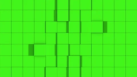 Green Wall of cubes divide 動画素材 112012944