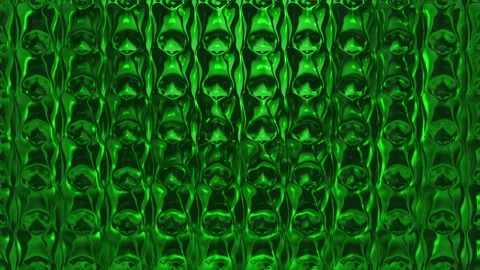 Green wall made of symmetrical abstract objects 스톡 동영상 134824862