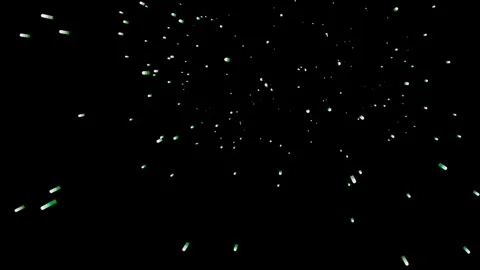 Green Warp Speed Light Streaks Space Motion Background Video stock 337893804