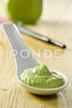 Green wasabi Stock Photos