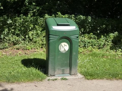 Green Waste Bin Stock Photos
