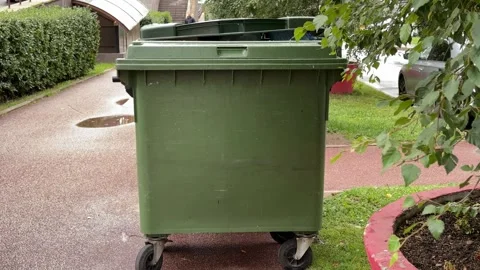 Green-waste-bins Stock Footage 342518323