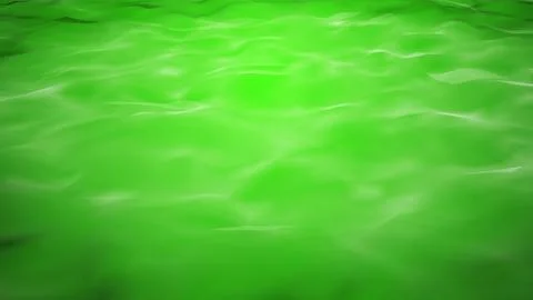 Green water background with calm waves Stock Illustration