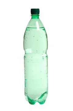 Green water bottle Foto stock