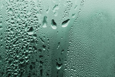 Green water drop texture Stock Photos
