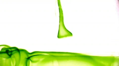 Green in Water morphing Stock Footage 474100