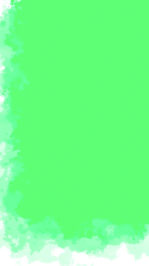 Green Watercolor Brush Spread from Corner Vertical Overlay story and reel filter 스톡 동영상 343255376
