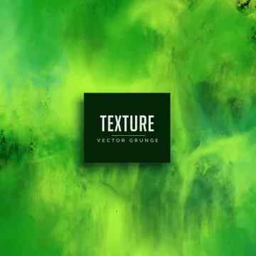 Green watercolor texture effect background Stock Illustration