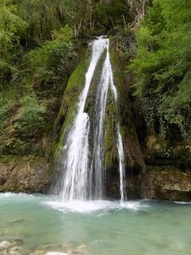 Green waterfall Stock Photos
