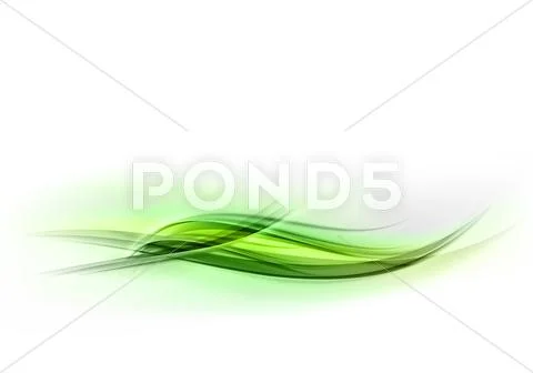 Green wave Stock Illustration