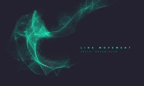 Green wave Stock Illustration