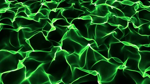 Green wave motion background Stock Footage 30779446