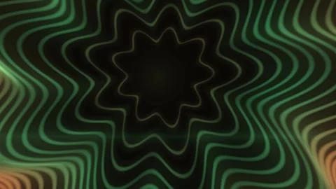 Green wave pattern creates dynamic visual effect Stock Footage 340319142