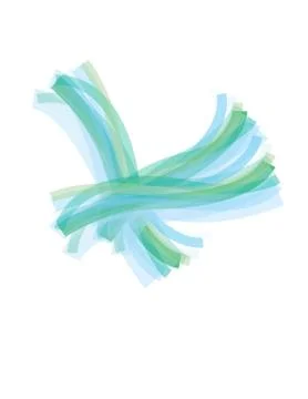 Green wave pattern Stock Illustration