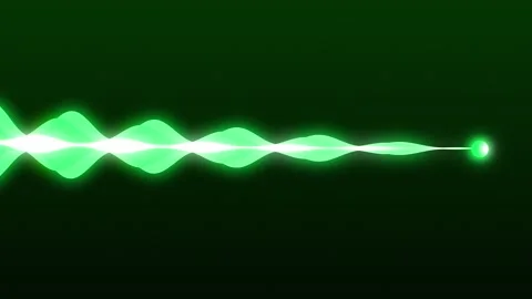 Green waves, fast line movement. background animation Stock Footage 277870168