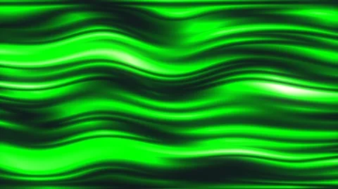 Green waves horizontally - abstract background motion Video stock 40429437