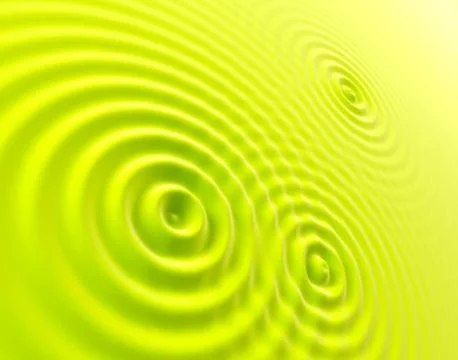 Green waves Stock Illustration