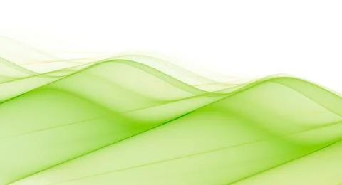 Green waves 库存插图